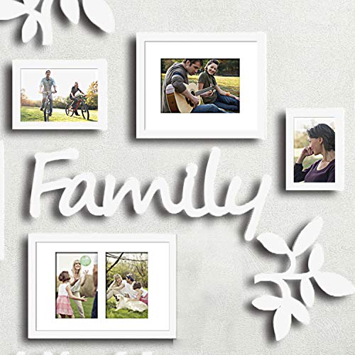 Jerry & Maggie - Photo Frame | Plaque College Frame - Wall Decoration Combination - White Pvc Picture Frame Selfie Gallery Collage With Hanging Template & Wall Mounting Design | Family Tree #TOP5