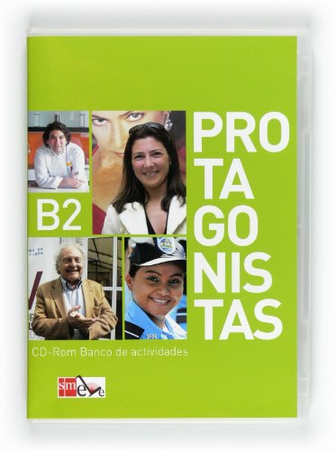 Portada de Protagonistas B2. CD de Banco de Actividades
