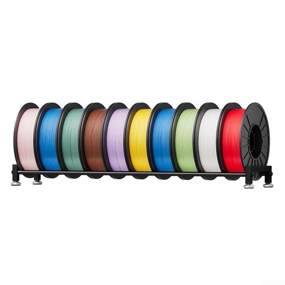 3D Filament Rack aus Edelstahl bis 20kg Tragkraft Schwarz