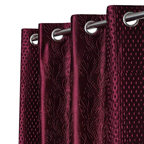 See full amazon price history chart for NESTPRIME Heavy Long Crush Floral Punching Design Curtains for Door Wine 8 Feet || Set of 2 NESTPRIME Heavy Long Crush Floral Punching Design Curtains for Door Wine 8 Feet || Set of 2 (B09MB1BJRM) Amazon Price History, Amazon Price Tracker