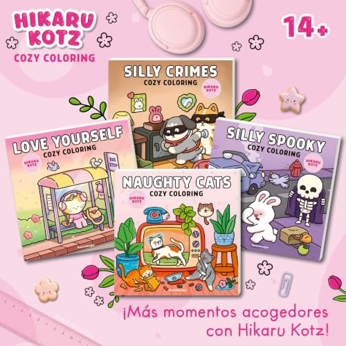 Ravensburger – Cozy coloring – Love Yourself – Coloriage adulte – Activité détente et créative – 48134