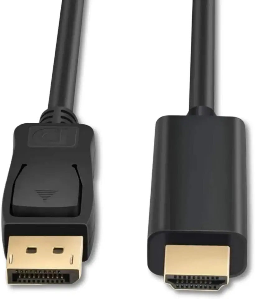 Cabo Adaptador Conversor DisplayPort para HDMI 1.8m Preto Alta Resolução Full HD
