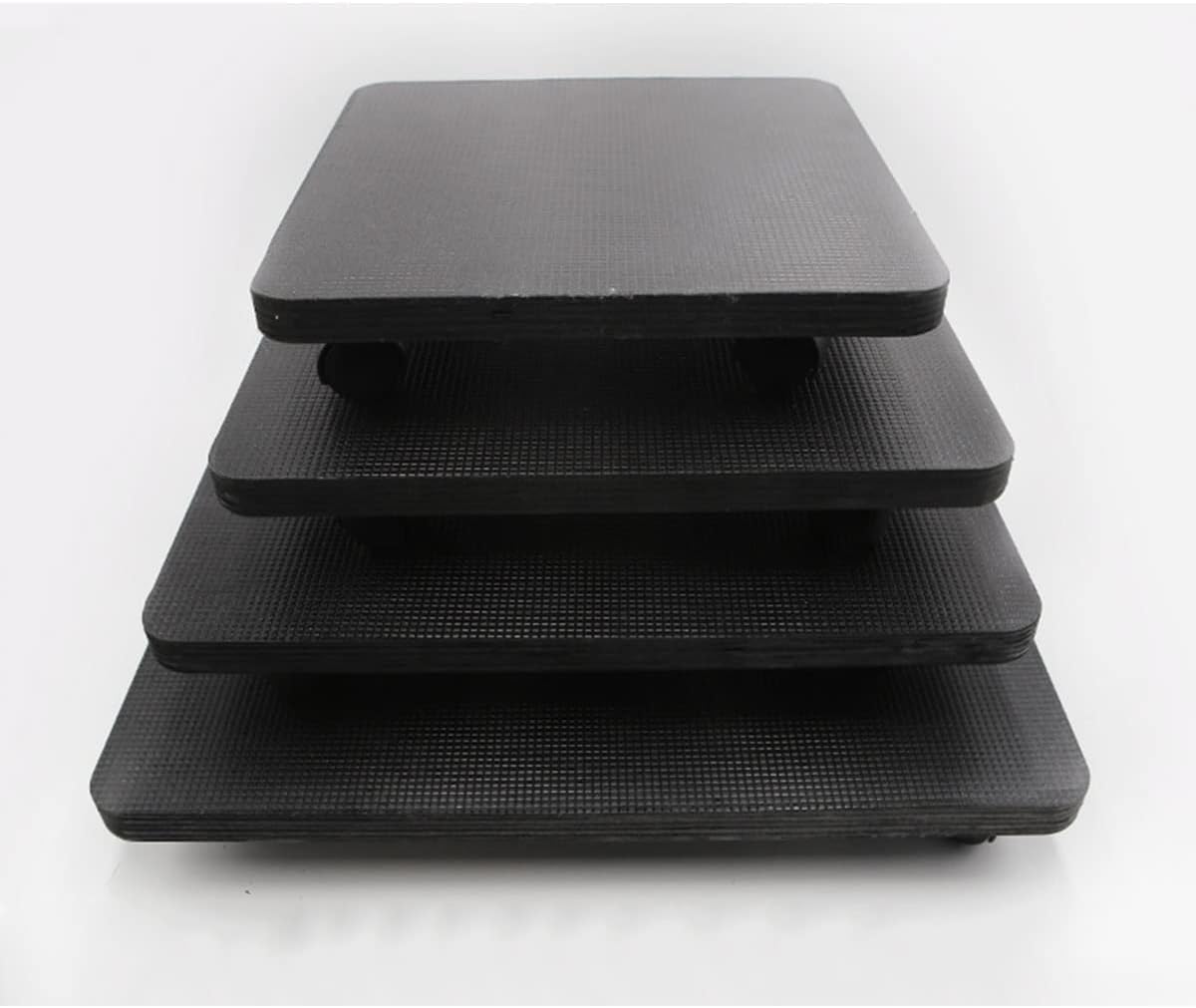 Plant Caddy Plant Pot Trolley with Brake Wheels Flower Pot Moving Dolly Indoor Rolling Planter Dolly on Wheels Plant Pot Holder/Square/35Cm/13.7In,Round-35Cm/13.7In