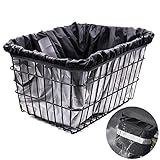 Hoobbii Waterproof Bike Basket Liner - Waterproof Rain Cover Fits Most Bicycle Baskets.
