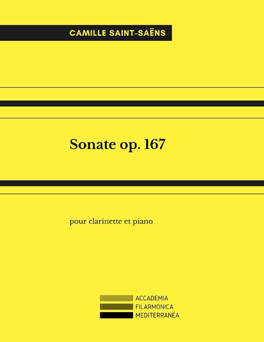Sonate op. 167: pour clarinette et piano (French Edition)