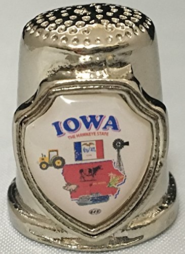 Souvenir Thimble - Iowa - IA