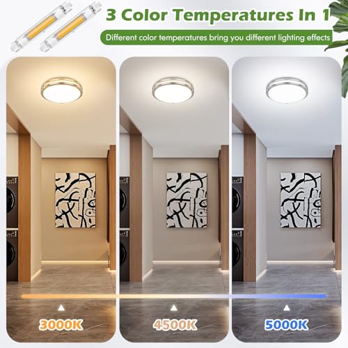 ZJZG R7S LED 118mm Dimmbar, Warmweiß 3000K 3000LM, LED R7S 118mm 30W Ersatz für 300W Halogen Leuchtmittel, Kein Flackern, 360°Abstrahlwinkel, 2er Pack