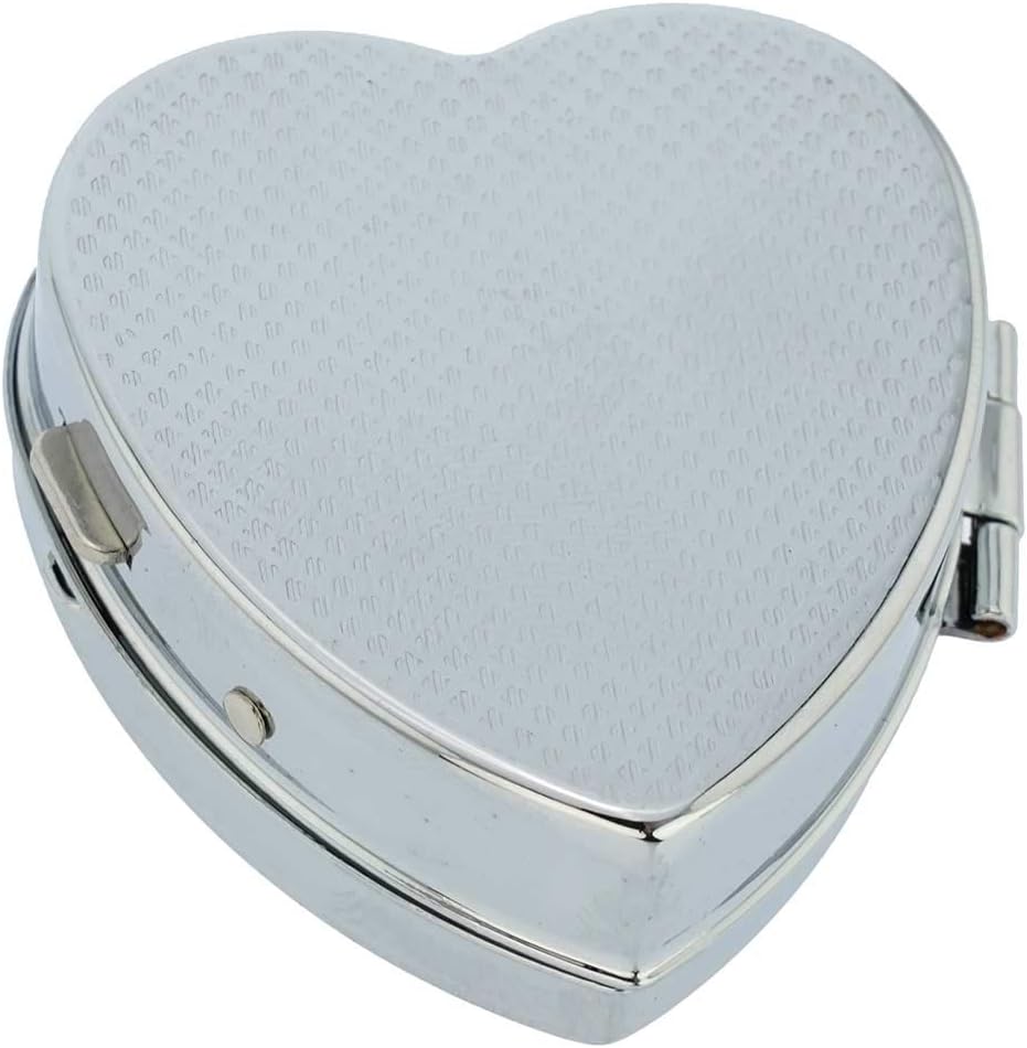 Glass Of Venice Murano Millefiori Heart Pill Box - Multicolor