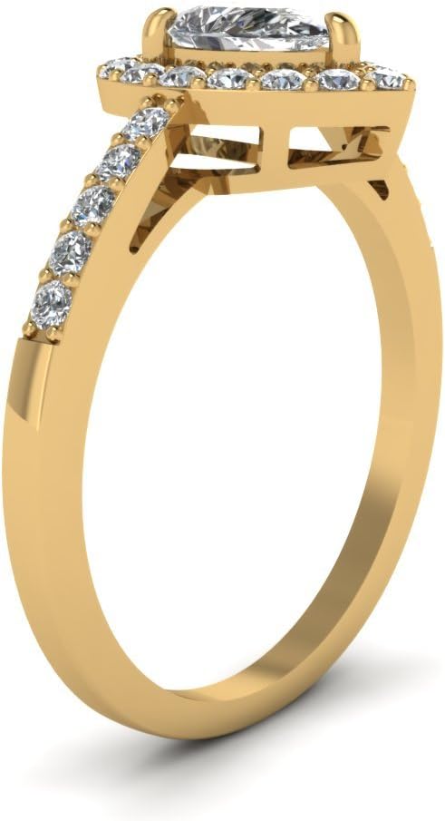 Choose Your Gemstone Teardrop Halo Diamond CZ Ring Rose Gold Plated Pear Shape Halo Engagement Rings Everyday Jewelry Wedding Jewelry Handmade Gifts for Wife US Size 4 to 12