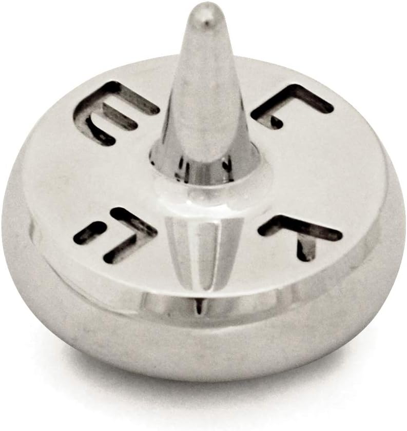 Custom Colors Aluminum Hanukkah Dreidel Hanukkah gift Dimensions: 1.25"w x 1.25"h