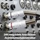 QttvbTna 4 Stück Lautsprecher-Bananenstecker, 4mm Lautsprecheranschlüsse, Audio-Buchsenanschluss für Lautsprecherkabel, Buchsen, Verstärker, passend für Kabel mit Einer Drahtgröße bis zu 4mm