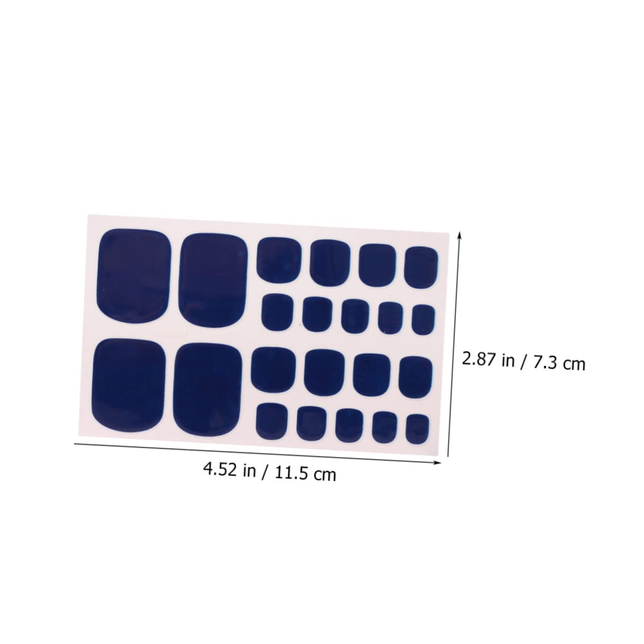 60hojas Pegatinas Decorativas Para Uñas De Pies Calcomanías Autoadhesivas Para Manicura Diseño y Duradero Para Uso Casa y Salón