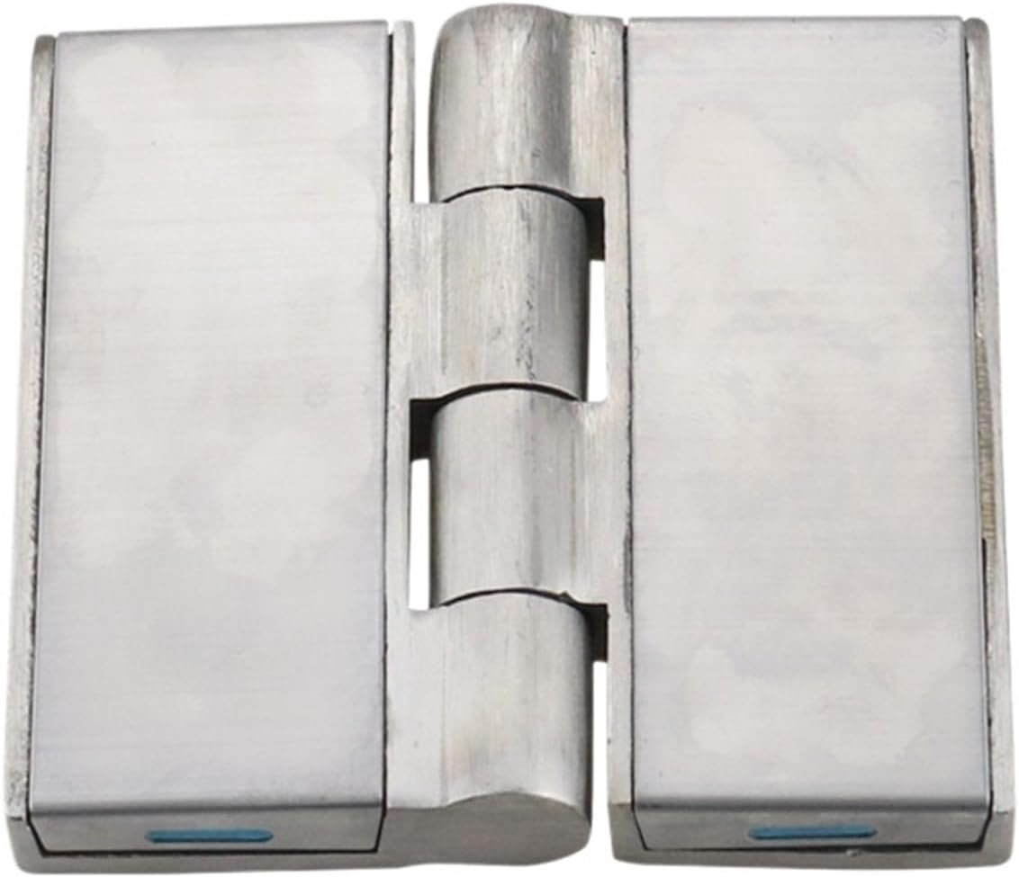 1pc Stainless Steel Square Hinge Industrial Distribution Box Temperature Controller Cover Plate Heavy-Duty Large Hinge