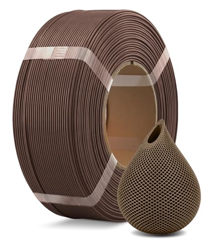 Image of OVERTURE High Speed Refill PLA 1.75mm Filament, 1kg Chocolate