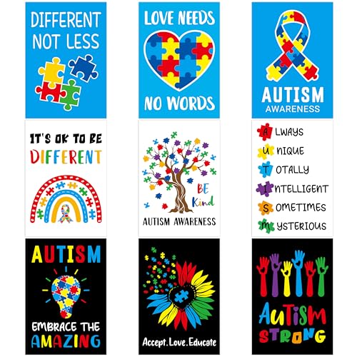 Save on BeYumi Autism Awareness Poster Set - 9Pcs Classroom Decor