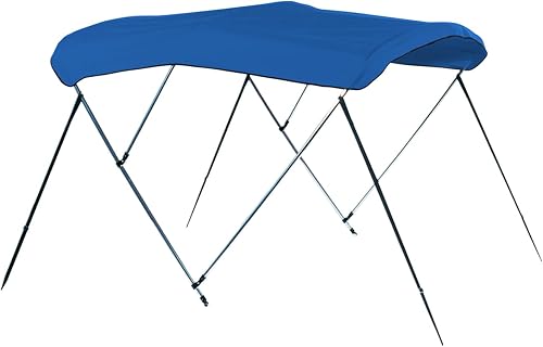 CARVER A5487UB-04 6'L 3-Bow Round Tube Bimini Top Kit - 54" H, Fits 85"-90" W, P