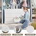 Hasuit Modern White Dresser for Bedroom with 9 Drawers, 61.4