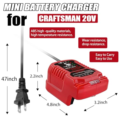 URUN Carregador Rápido de Bateria Cmcb104 V20 para Todos Os Carregadores de Bateria de Íons de Lítio