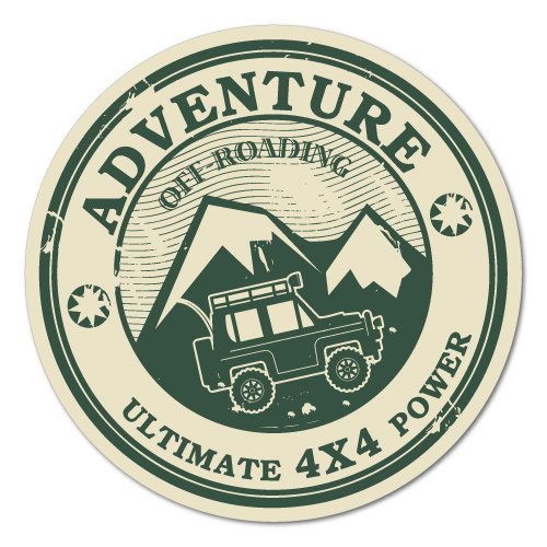 Adventure 4x4 4WD Offroad Sticker Decal 4x4 4WD Funny Ute