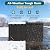 MAKE CHANGES 100 Gallon Outdoor Storage Box, Waterproof Resin Deck Box Organizer for Patio Cushion Storage, Lockable Outside Container for Garden Tools