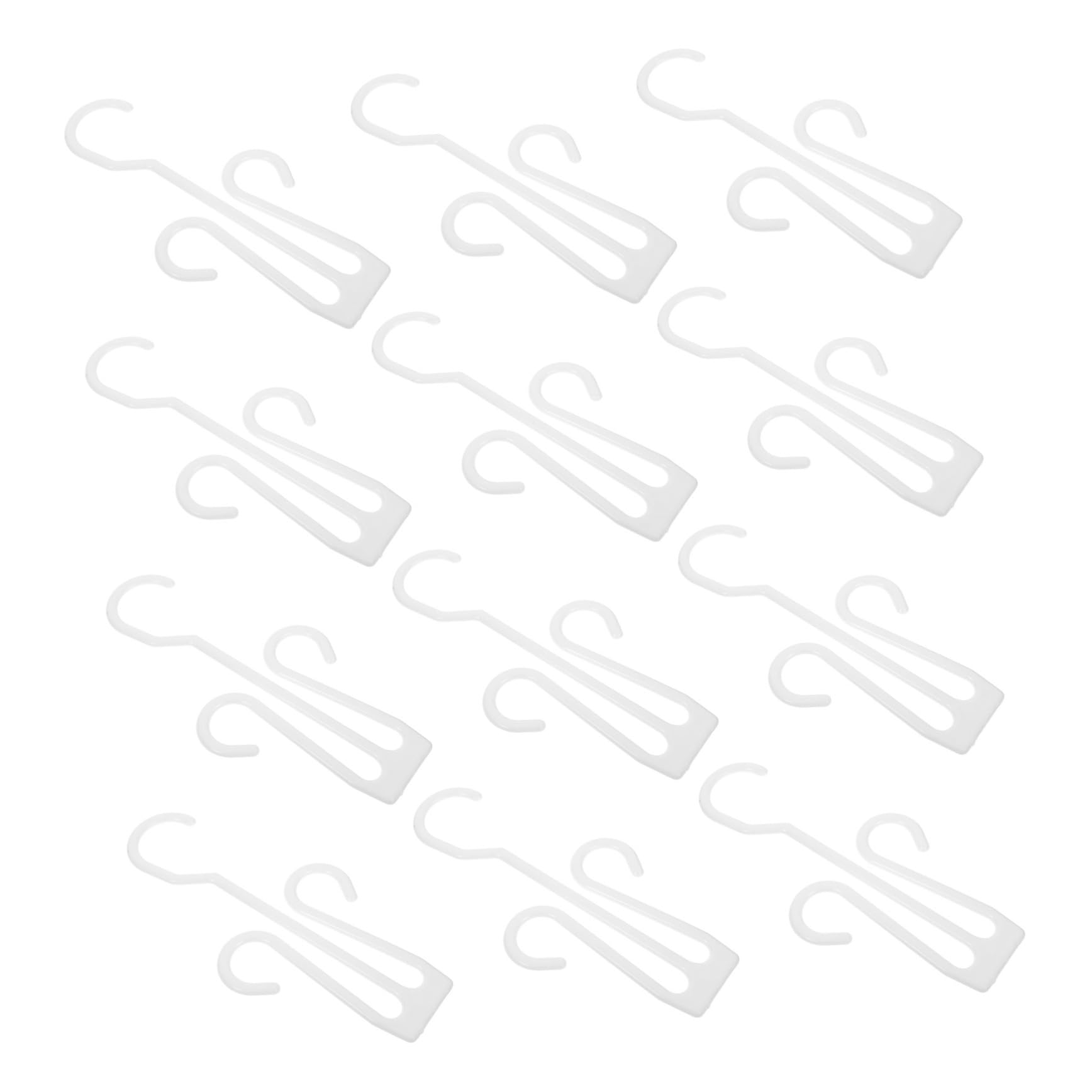 Garneck 12Pcs Plastic Shoe Display Hooks Extended Design for Efficient Drying of Slippers for Closet Balcony Bathroom and Supermarket Use High Load Capacity Hangers