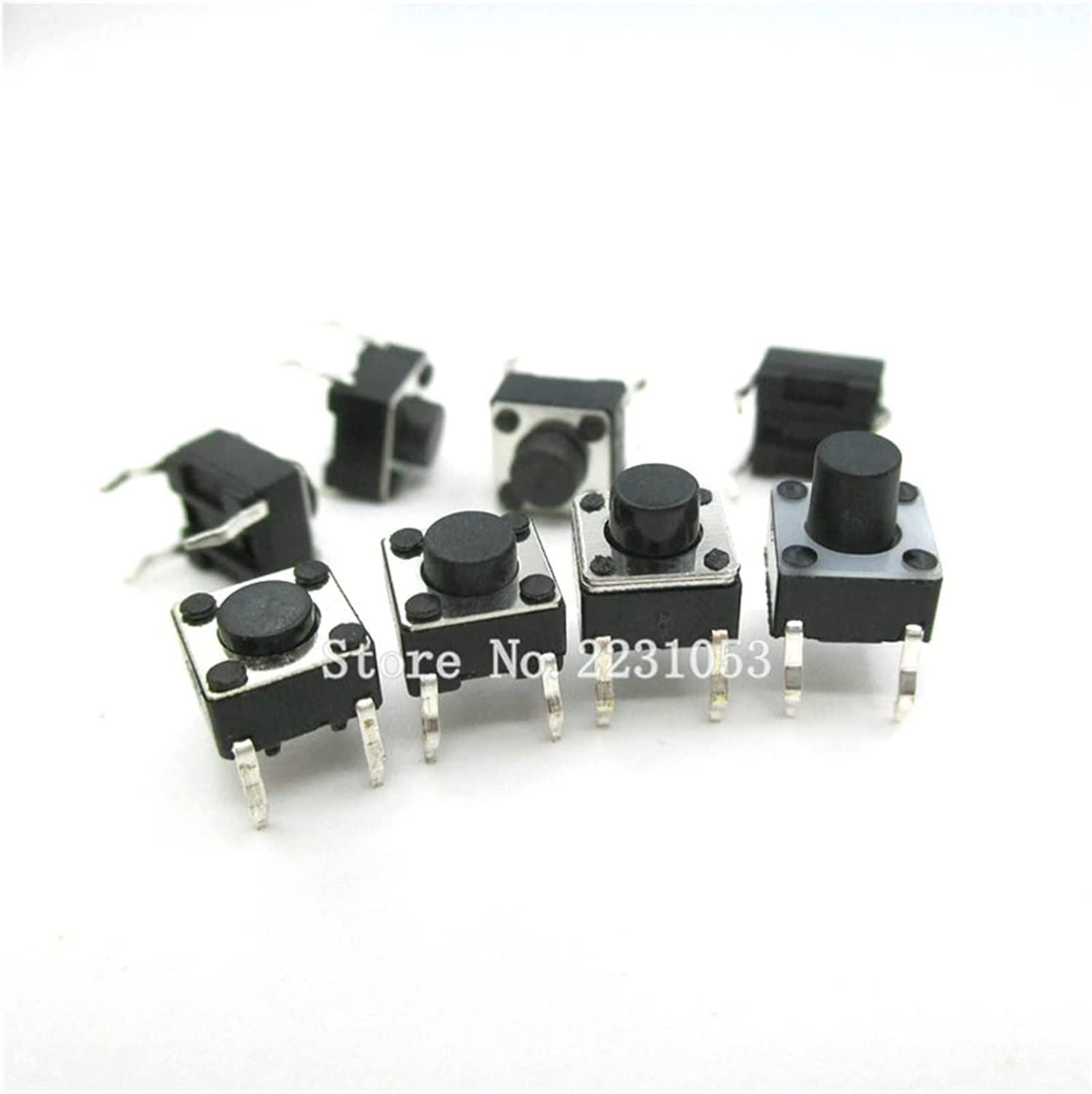 Interrupteur Tactile 6x6x4.3mm pour Remplacer un Bouton d'Alimentation Défectueux de Moniteur