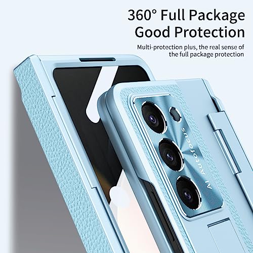 Coque Samsung Z Fold 5 antichoc charnière 360 et béquille cachee