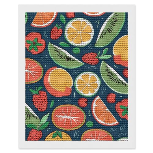 Peinture diamant fruits pour évacuer le stress et décorer sa maison