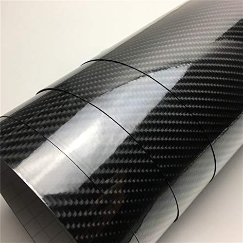 SANKUAI 1pc Ultra Gloss 6D in Fibra di Carbonio