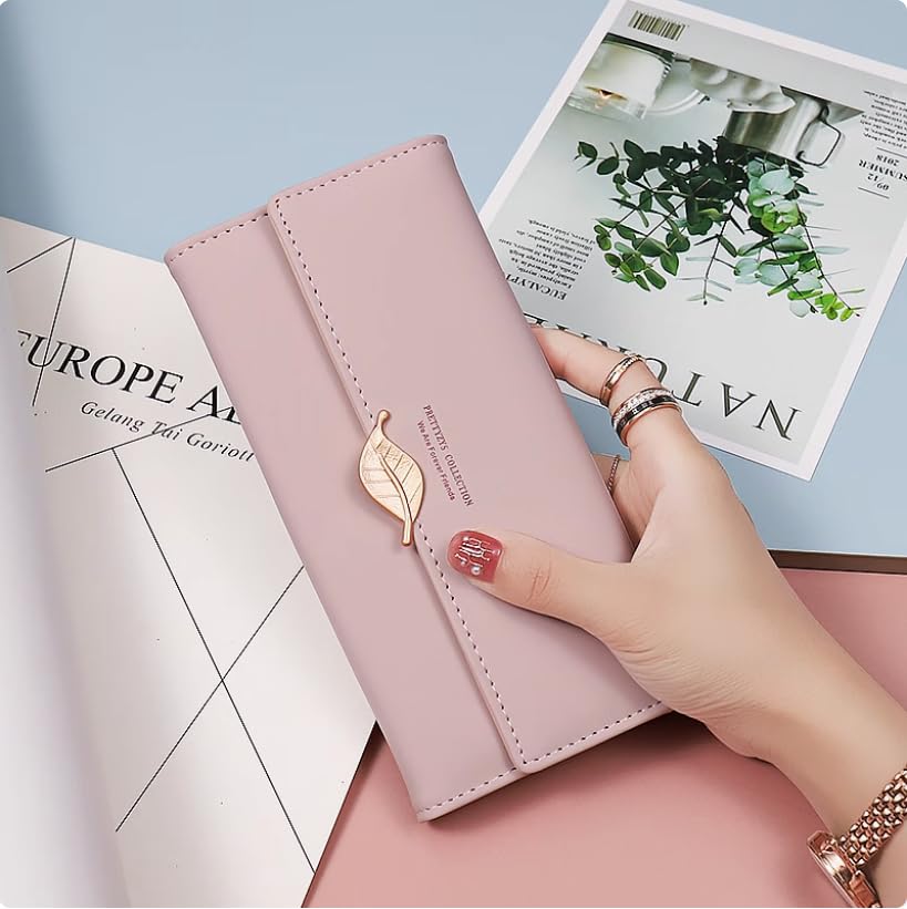 Elegant Women's Wallet – Luxury Kiss-Lock Evening Purse with Sophisticated Charm,Evening party, banquet, wedding, business, travel (Mauve)2