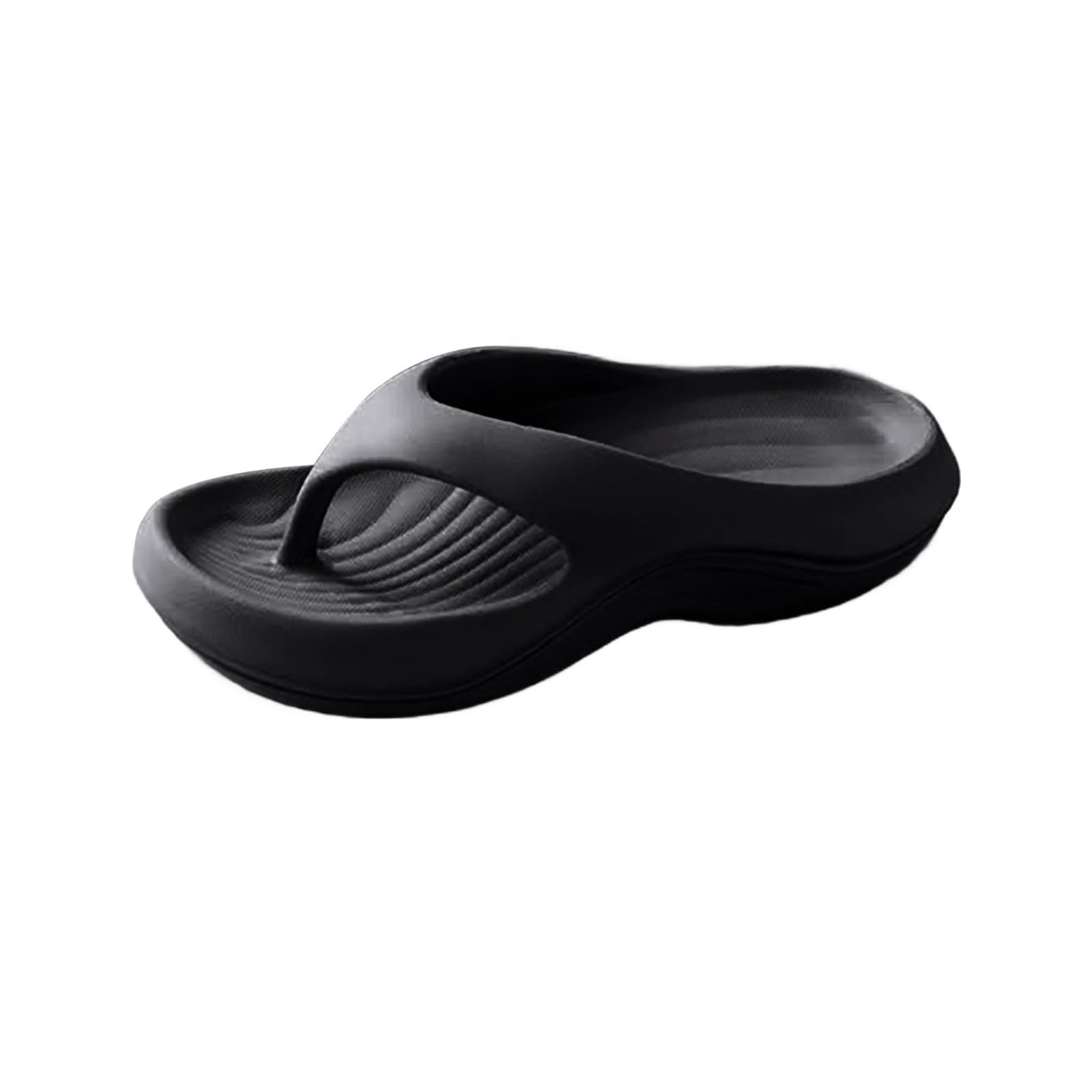 Chanclas Mujer Ortopedicas Verano Piscina Playa Suaves Cómodas Pantuflas Casa Soporte del Arco Sandalias Plataforma Ducha Baño Antideslizantes Slippers Suela Gruesa Unisex Interior Exterior Zapatilla