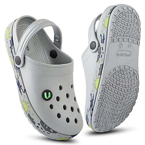 Image of URJO Splash Kid's Clogs /Sandals with Adjustable Back Strap Ultra Soft & Flexibility Anti Skid Comfortable Waterproof Daily Mules Clogs /Sandals Boy's & Girl's