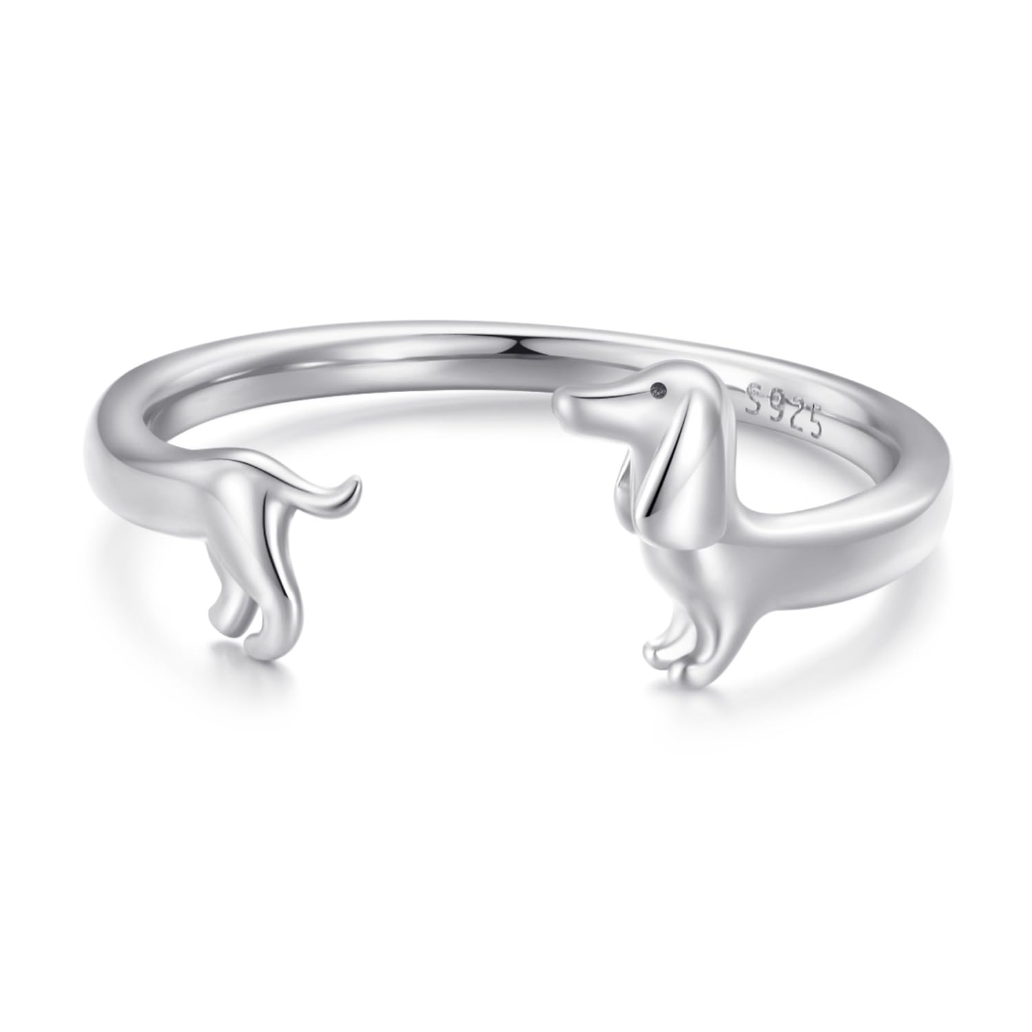 Bague teckel en argent ajustable : fini les erreurs de taille