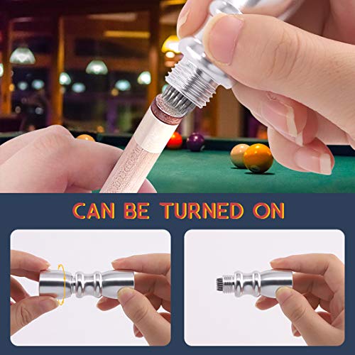 Hilitchi Multifunction Bowtie Snooker Billiard Pool Cue Tip Stick Shaper Repair Tools, 3 In 1 Tool - Shaper, Scuffer, Aerator #TOP5