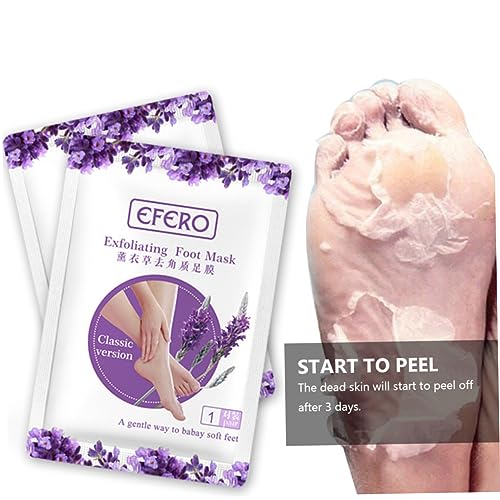FRCOLOR 2 Pares De Máscara Esfoliante Para Pés De Morta Máscara Para Pés Spa Máscara Para Remoção De
