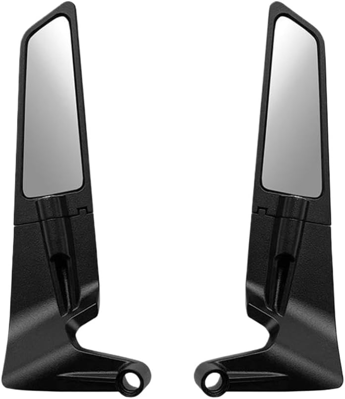 Motorcycle Mirror Stealth Winglets Kit Adjustable Rotating Mirrors Compatible With MT03 MT07 MT09 MT10 XMAX S1000R