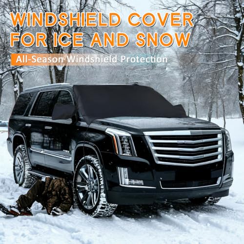 Image of Windshield Cover for Ice & Snow for Cadillac Escalade 2021-2025 2026 2027