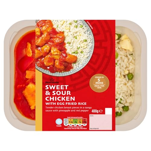 Morrisons Sweet & Sour Chicken With Egg Fried Rice 400g
