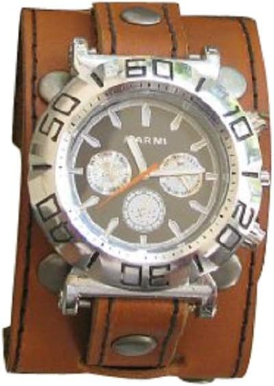 Leather Watch Band,Wrist Band,Cuff Brown Leather Watch Band