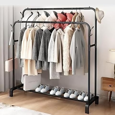 WOWZILLA Heavy-Duty Adjustable Clothing Rack Cover