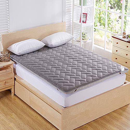 WCPQT Transpirable 10cm De Espesor Viscoelástico Colchón,4d Transpirable Firma Mediana Durabilidad Cómodo Colchón,para Adultos Niños Cover