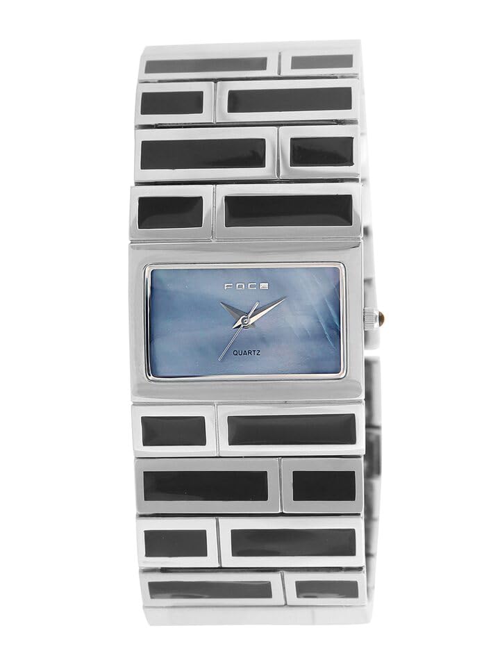 Foce Womens Silver Analog Watch with Blue Dial and Trendy Metal Bracelet Strap, Model FC133LSM-BLUE (B0CMTG6GHP) Amazon Price History, Amazon Price Tracker