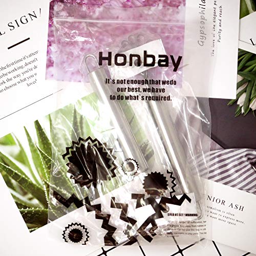 Honbay 2Pcs Stainless Steel Coconut Meat Scraper Fish Scaler Remover For Kitchen #TOP6