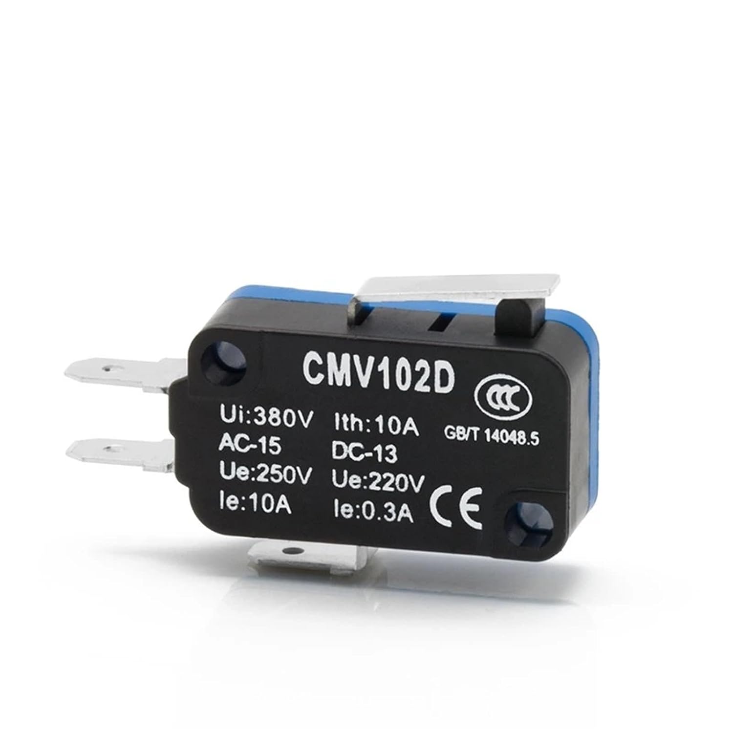 10pcs Miniature Snap Action Switch CMV10 Series CMV100D CMV101D CMV102D CMV103D CMV104D CMV105D CMV106D 1NO 1NC 10A Micro Switch(CMV106D)