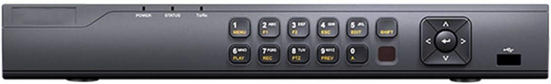 Monoprice 8CH DVR 5 in 1 up to 3MP HD-TVI 2CH 4MP IP Cameras H.265+ Support Analog Cameras + 1 IP Camera HDMI CVBS 2 SATA