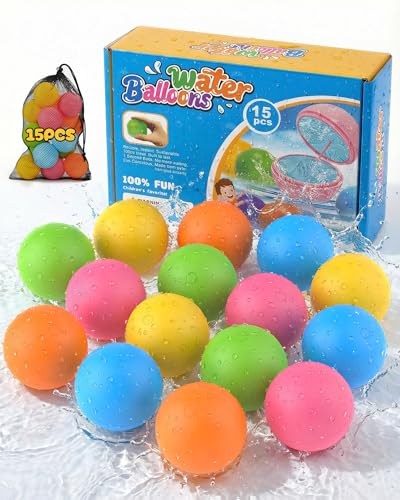 50% Off 15Pcs Reusable Water Balloons for Kids - Image 2