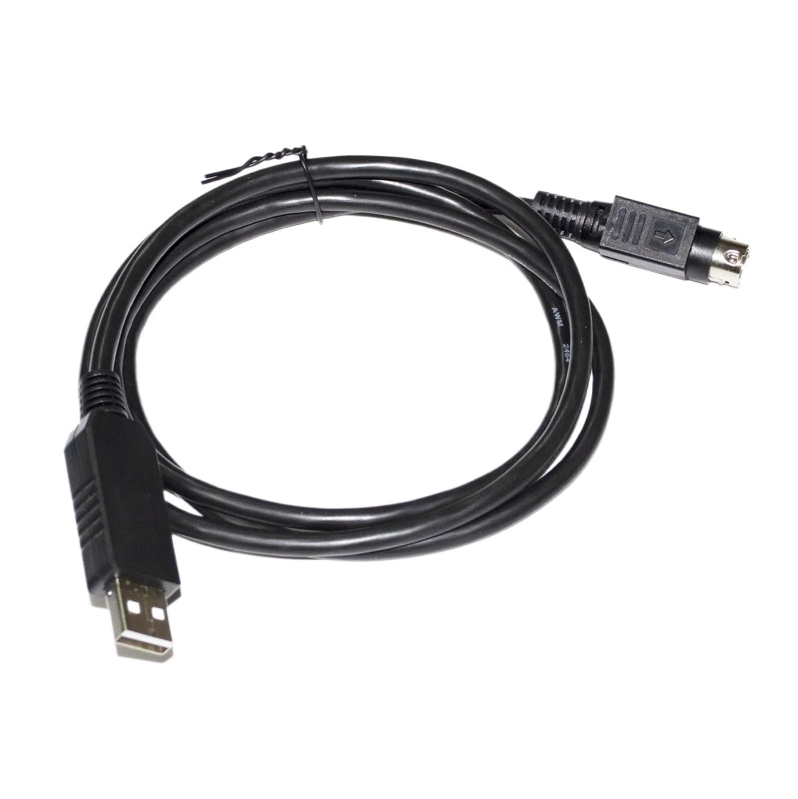 Câble de Communication série RS232 avec connecteur USB vers DIN 8 Broches mâle TCP6180 for détecteur série GP-X(5 Metre)