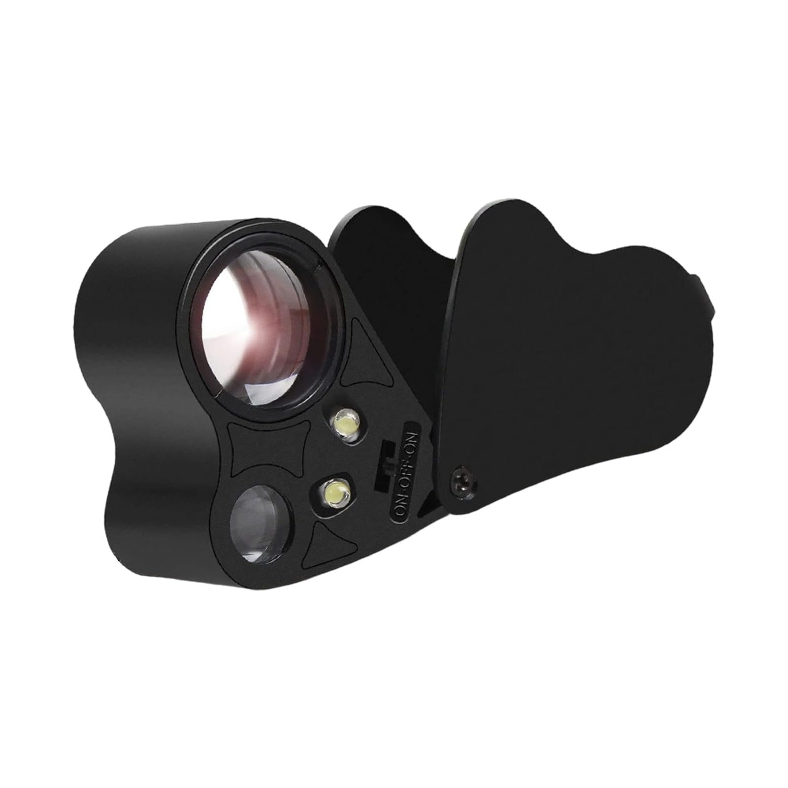 Ergonomic Handheld Loupe with LED Light, Compact Design for Diamonds Appraisal and Analysis Jewelry Loupe Diamonds Magnifier Professional Jewelry Inspection Tool Magnifier Professional Inspection Tool