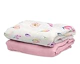 Photo Gallery kiokids set 2 mussole fiori rosa Photo Gallery kiokids set 2 mussole fiori rosa