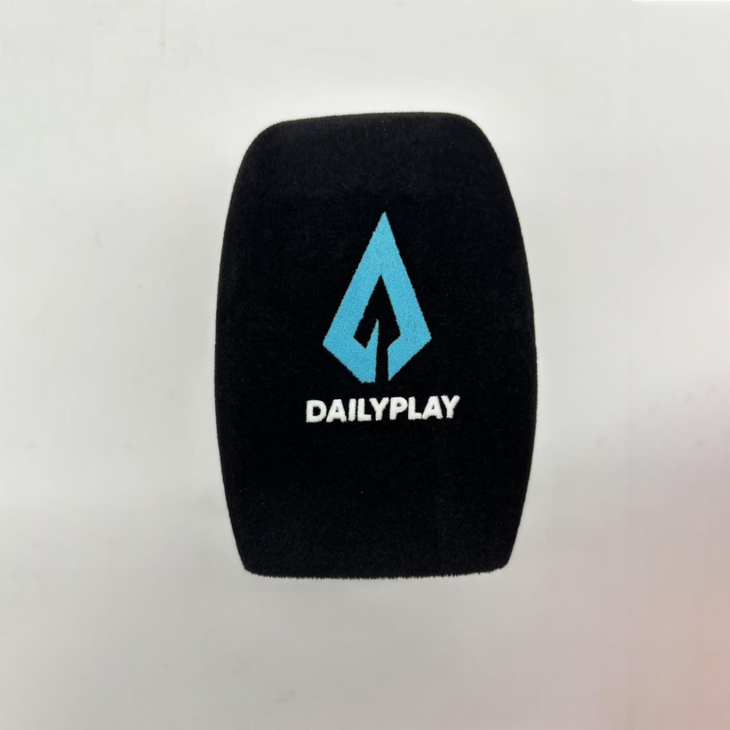 Customized Logo on Microphone Foam Cap Windscreens Handhold Mic Foam Covers Windshields with Logo Printed for TV Interview Broadcast Radio Station Microphone (Black)